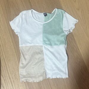 Kids Patchwork Short Sleeve Tee